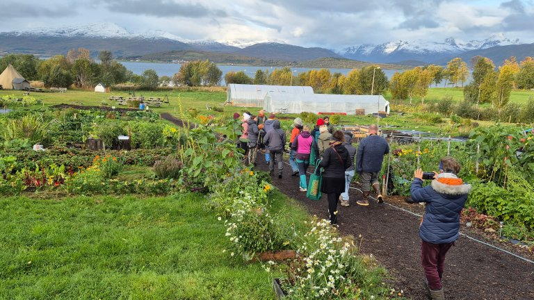 CAC-participants visiting Holt. Photo: Morten Günther