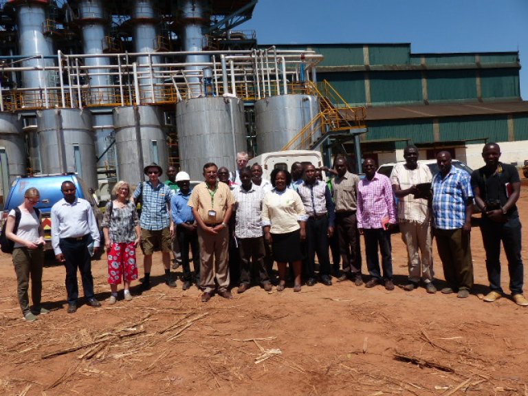 Biofuel4Kenya research team at Sukari sugar mill.JPG