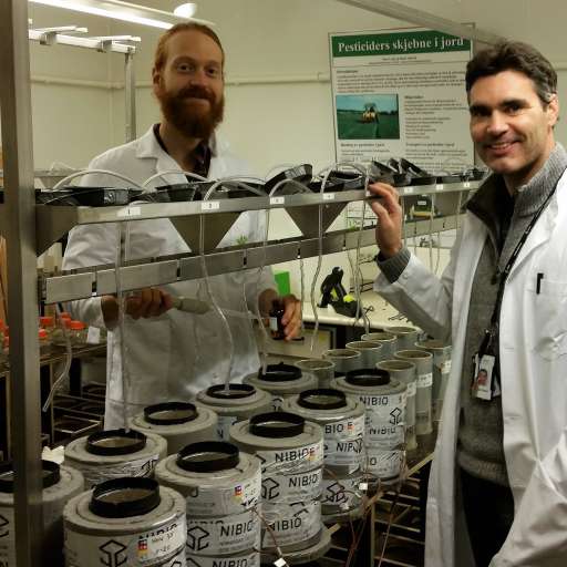 Pesticides leach from frozen soil Nibio