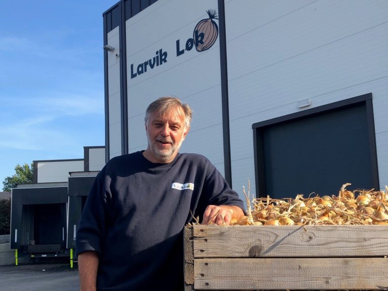 Reidar Gusland. Foto: Larvik Løk AS