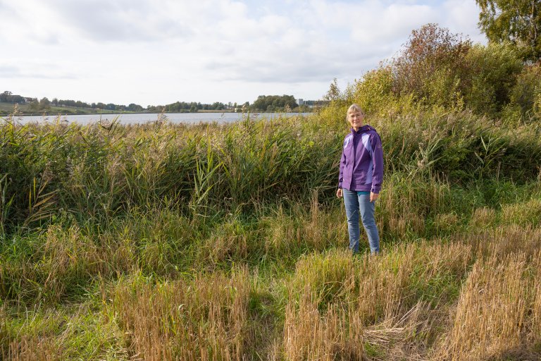 – Eng i omløpet og grasdekte arealer i form av striper, vannveier og kantsoner har tilsvarende effekt som fangvekster. I alle tilfeller vil aktivt opptak langt utover høsten bidra til mindre tap av nitrogen, sier seniorforsker Marianne Bechmann. Foto: Erling Fløistad