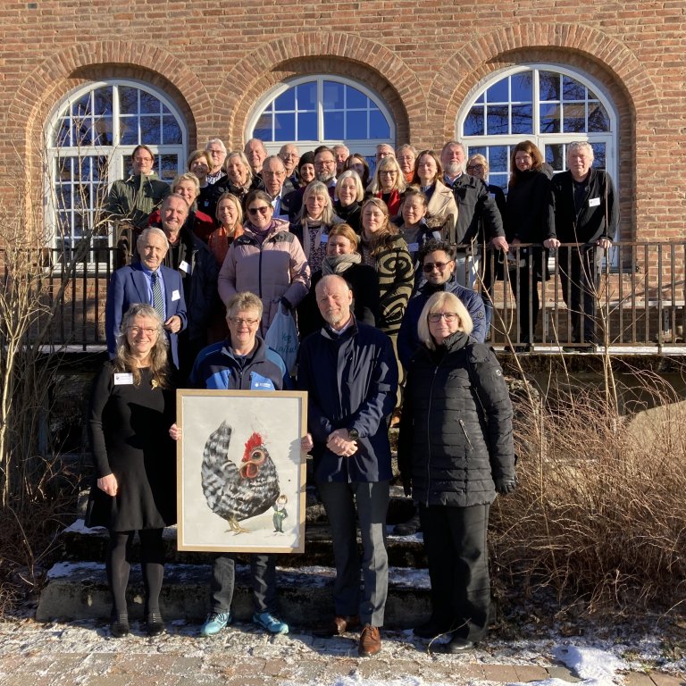 Fin markering av Genbanken for verpehøns sitt 50-års jubileum tidligere denne uka. Foto: Linn Borgen Nilsen