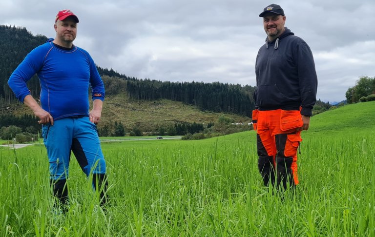 Jan Erik Horstad og Steffen Veien frå Naustdal i Sunnfjord. Foto: Veronica Tansø