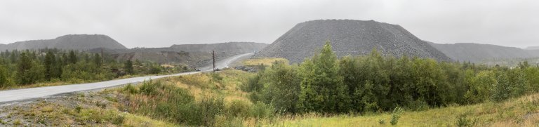 Arealbruksendringer er når bruken av et område endres, for eksempel ved gruvedrift. Foto: Christian Wilhelm Mohr, NIBIO